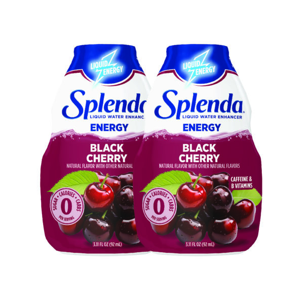 Splenda Black Cherry Liquid Water Enhancer with Energy - 2-Pack