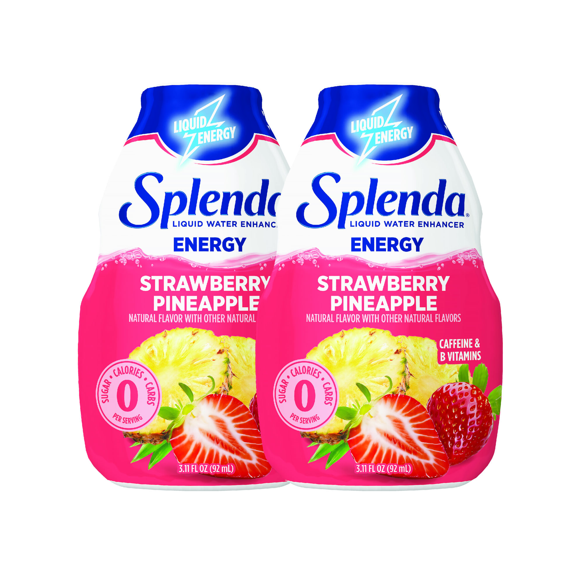 Splenda Strawberry Pineapple Liquid Water Enhancer with Energy - 2-Pack