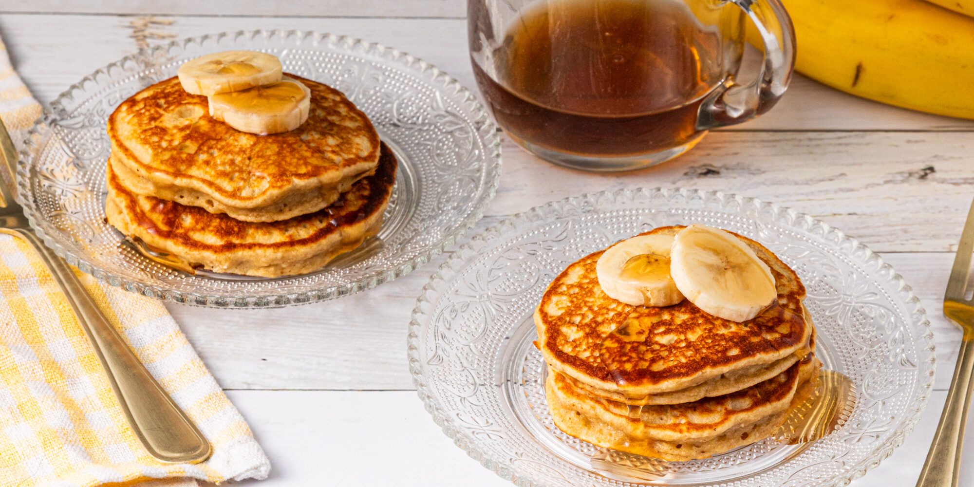 Whole Wheat Banana Pancakes