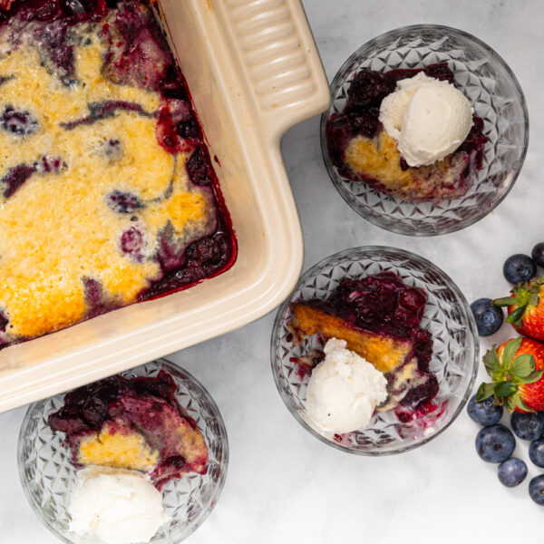 Triple Berry Cobbler