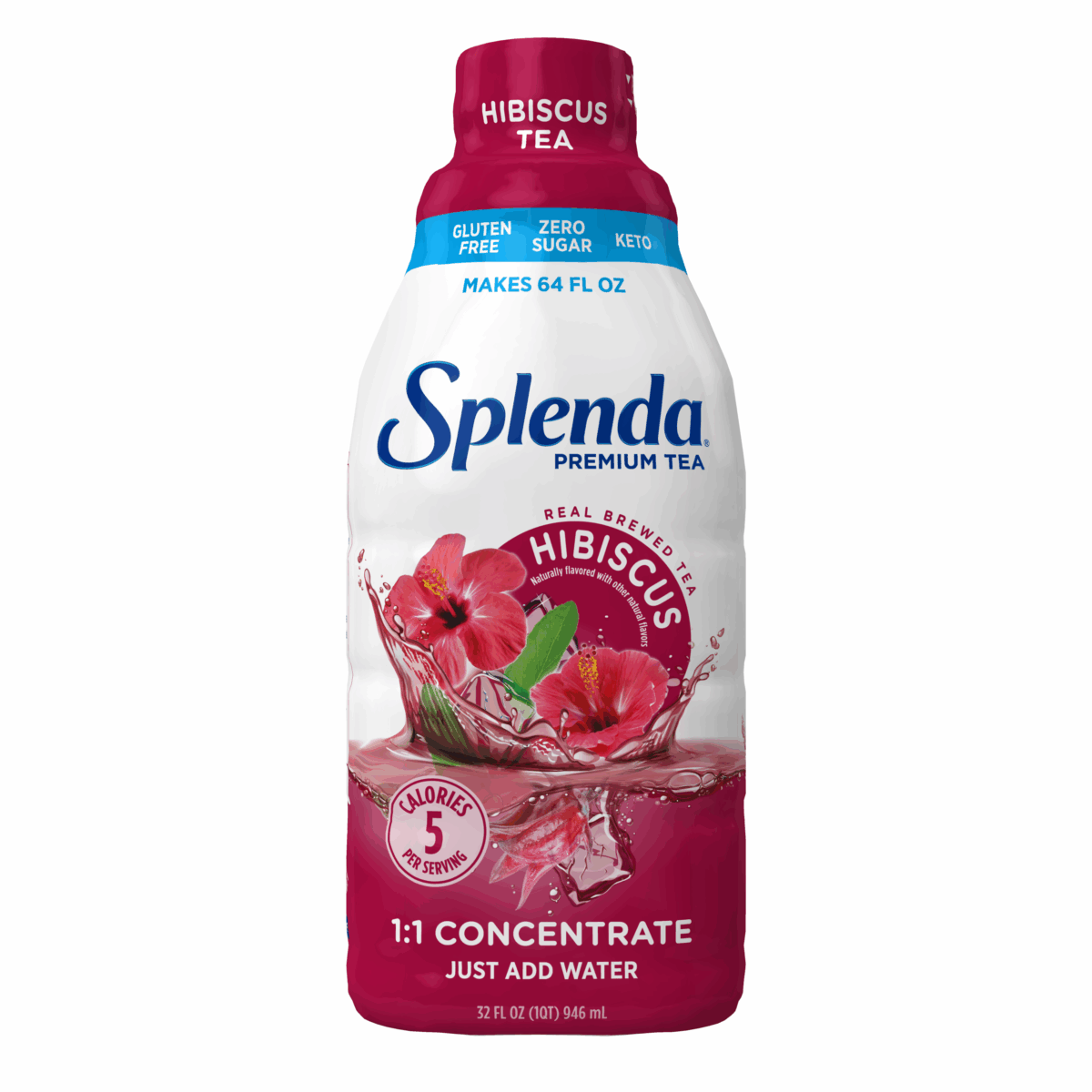 Splenda Hibiscus Tea Concentrate - Front
