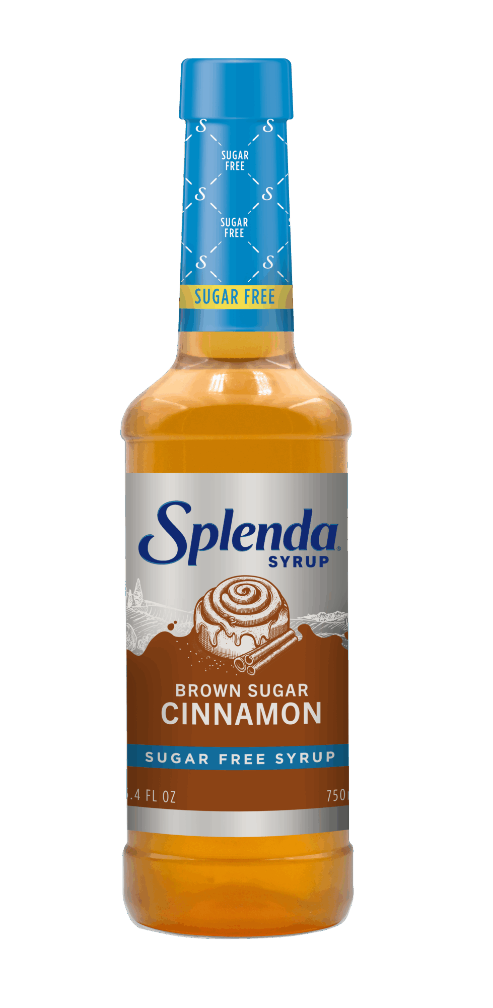 Splenda Brown Sugar Cinnamon Sugar Free Coffee Syrup - Front