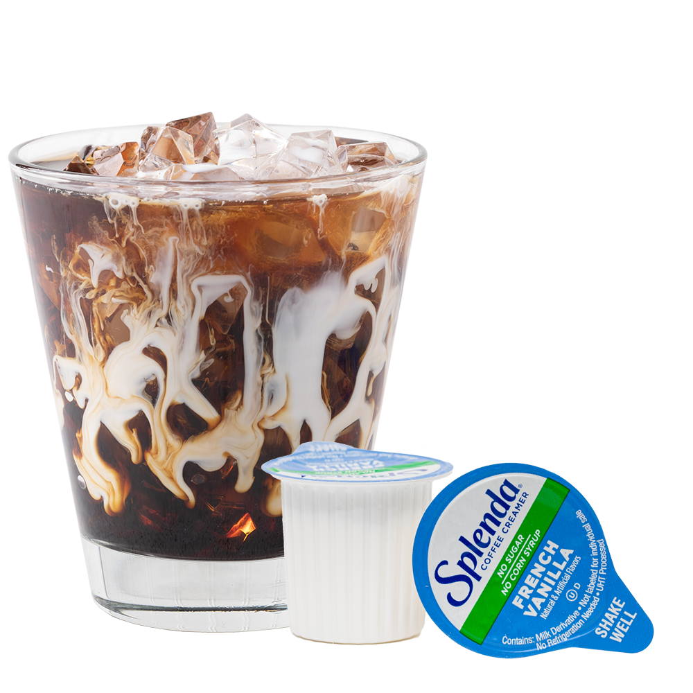 Splenda Creamer Cup and Coffee