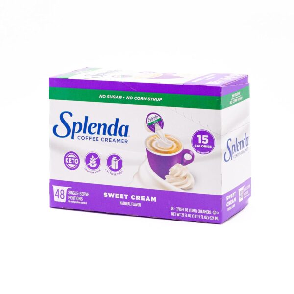 Splenda Coffee Creamer Cups - Sweet Cream - Side