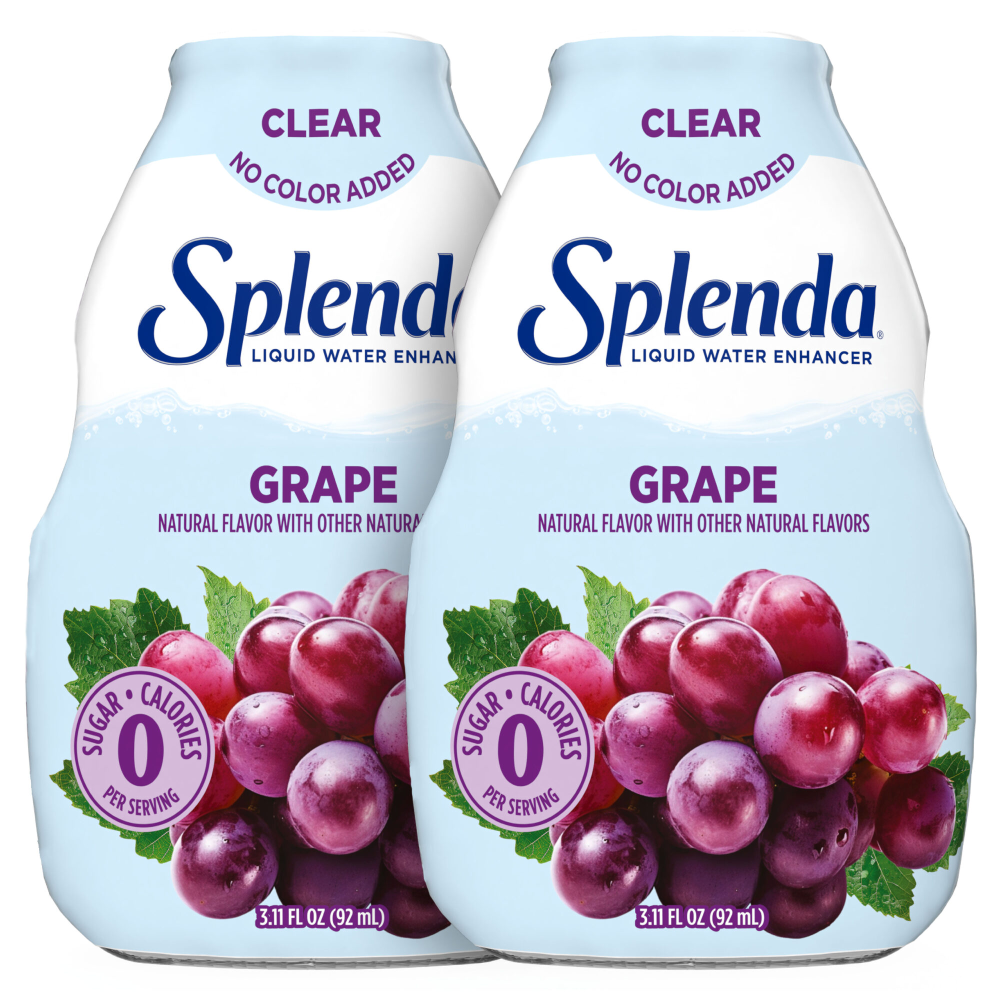 Splenda Grape Clear Liquid Water Enhancer - Front