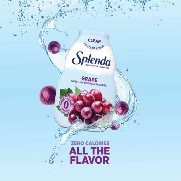 Splenda Grape Clear Liquid Water Enhancer - Zero Calories, All The Flavor