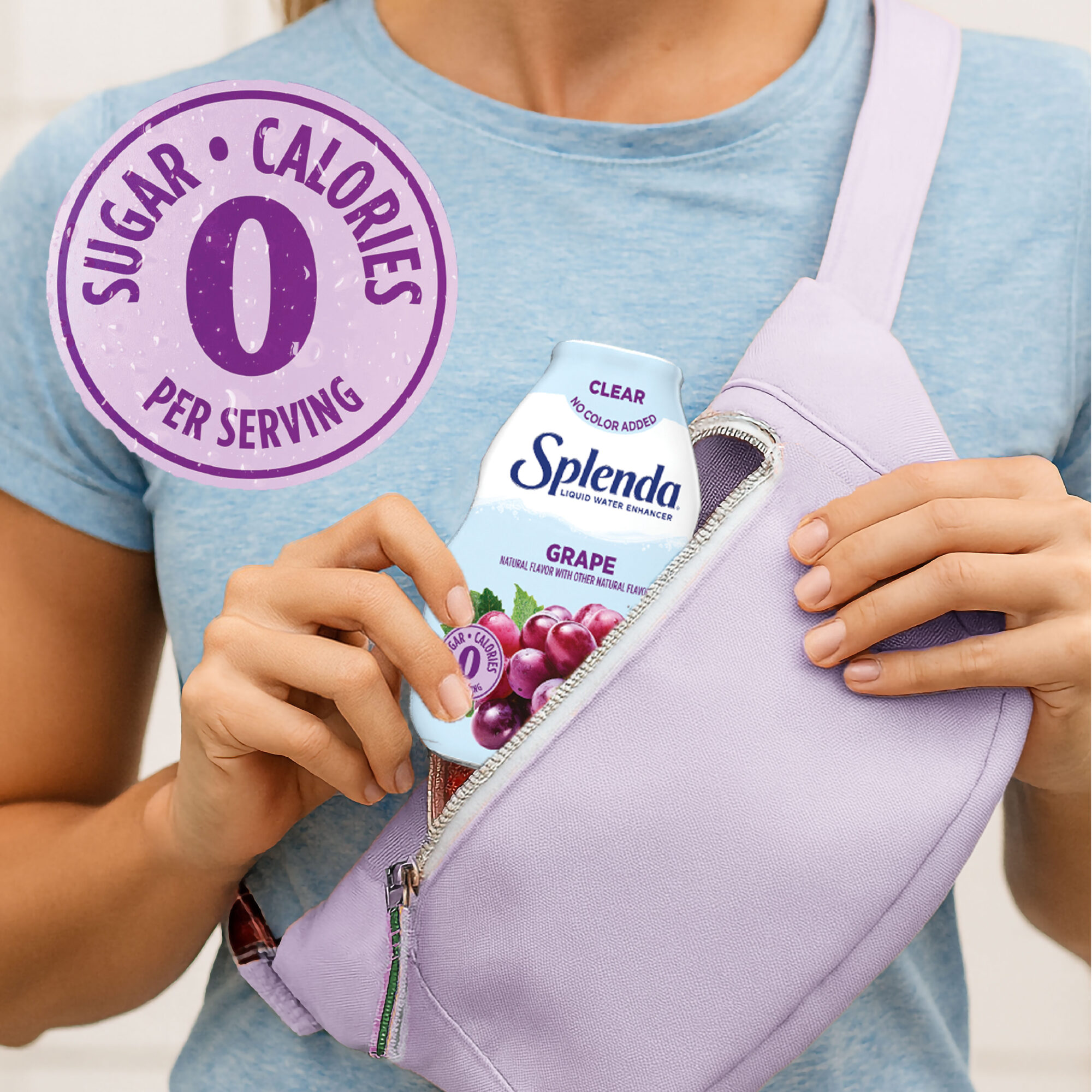 Splenda Grape Clear Liquid Water Enhancer - Zero Sugar