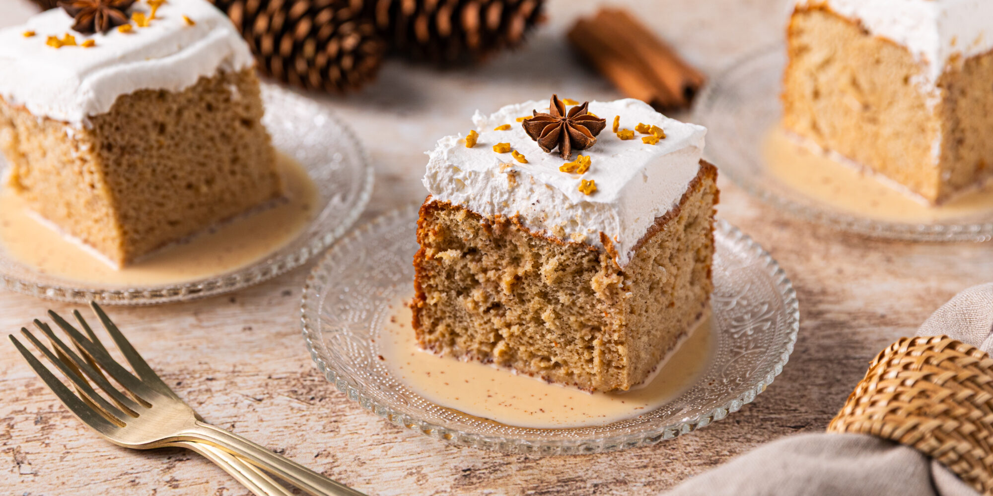 Gingerbread Tres Leches Cake