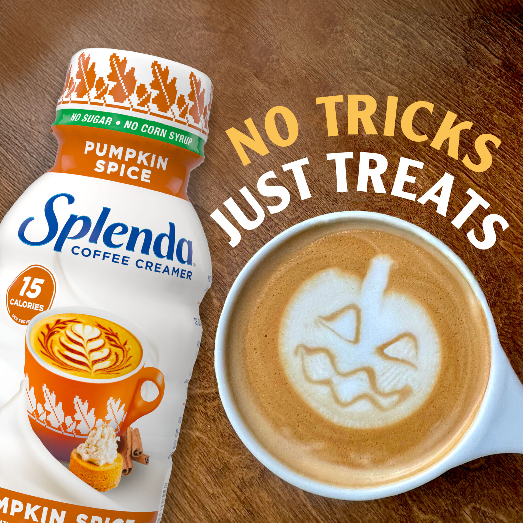 Splenda Coffee Creamer - Pumpkin Spice - No Tricks, Just Treats