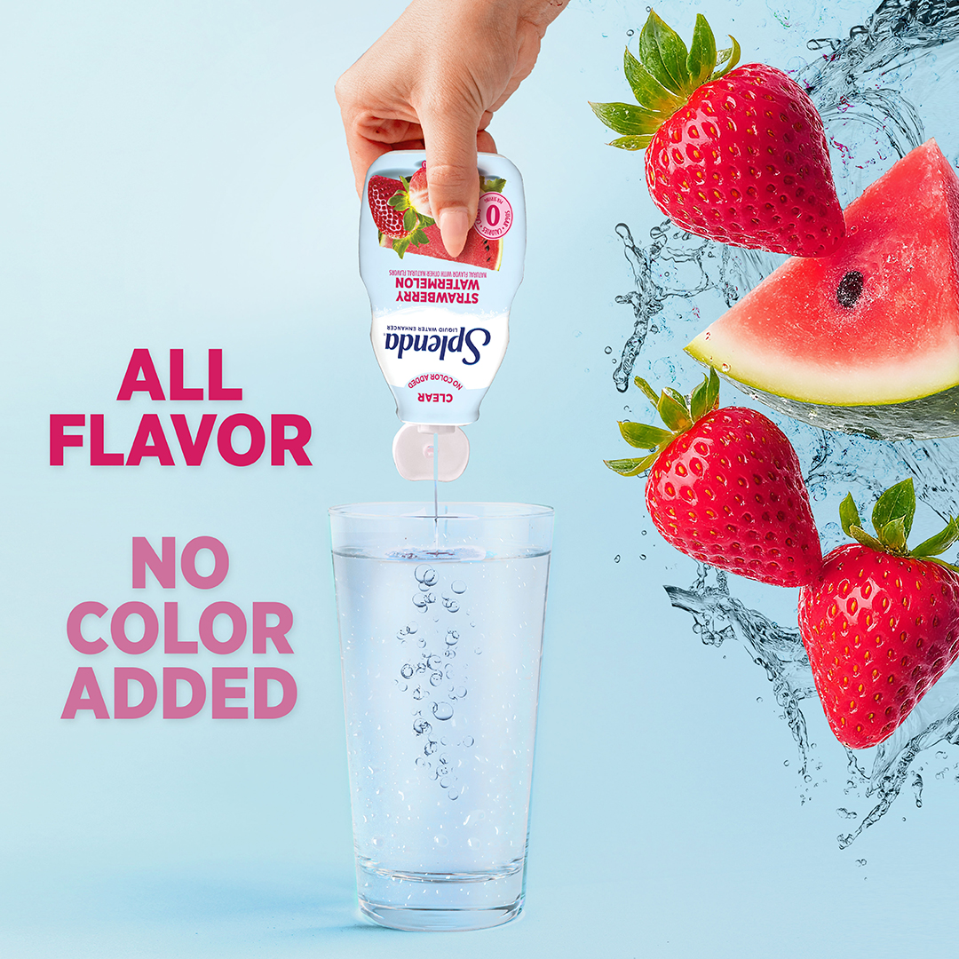 Splenda Strawberry Watermelon Clear Liquid Water Enhancer